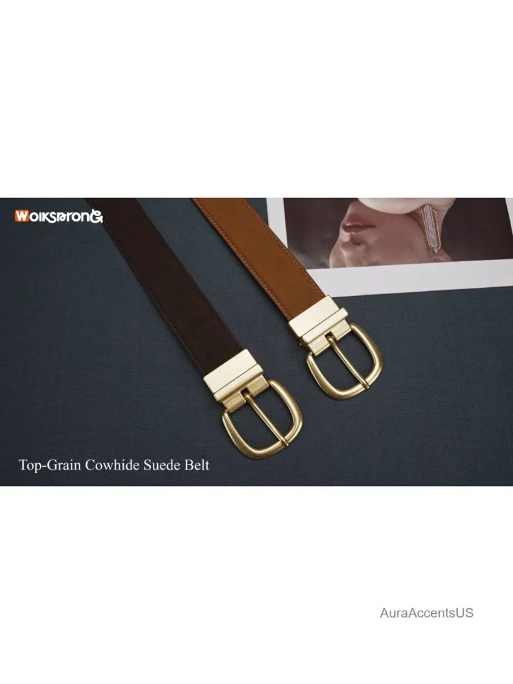 Women's Suede Belt 1.3